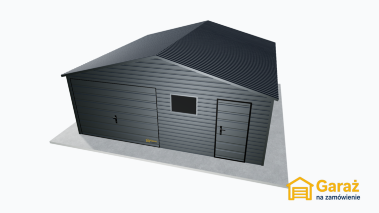 Funkcjonalny garaż 5×6 z oddzielnym pomieszczeniem gospodarczym